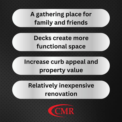 Benefits of a deck