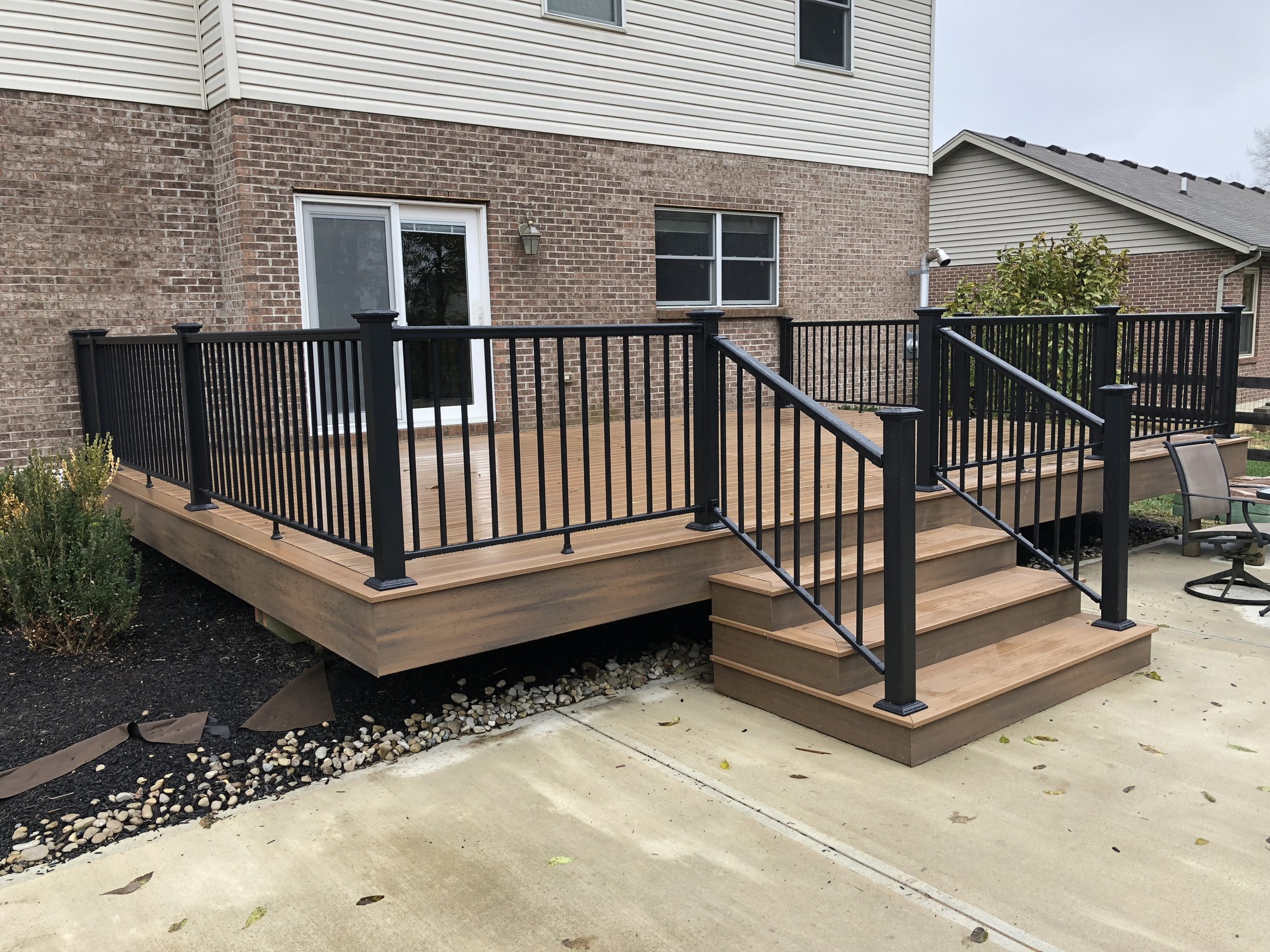 Finished composite deck